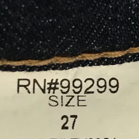 Level 99 Piper Jeans Women Size 27 Blue Denim Distressed Mid Rise Dark Wash - Picture 4 of 11